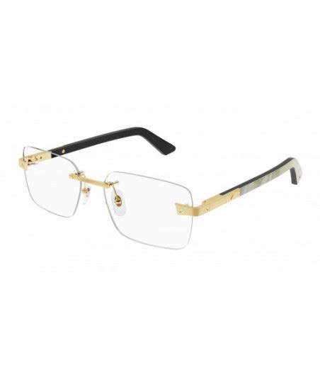 cartier ct0411o|Cartier Eyewear CT0411O Frameless Glasses .